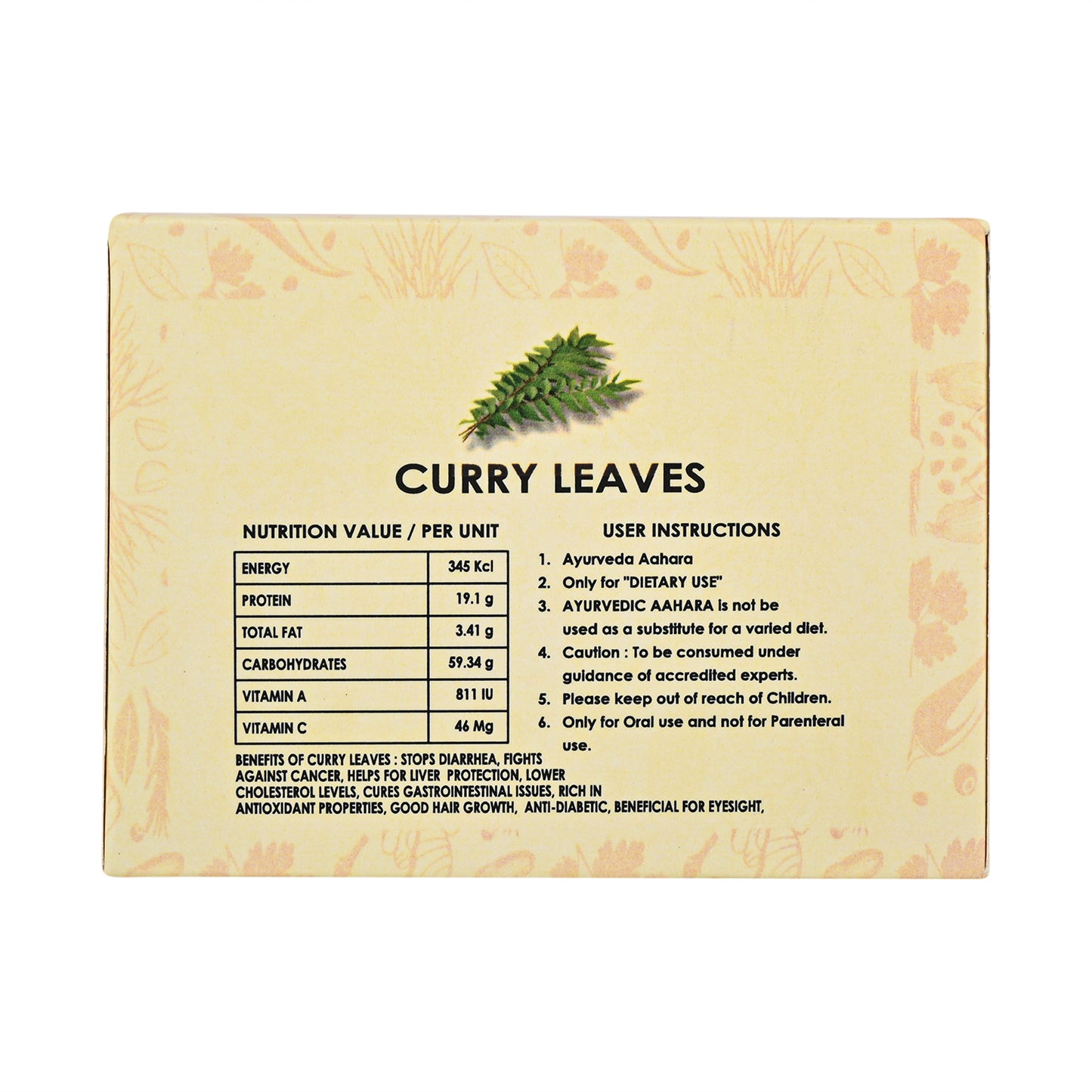JatraWoods Curry Leaves – Ayurveda Liver Detox & Hair Growth | 30 Bags
