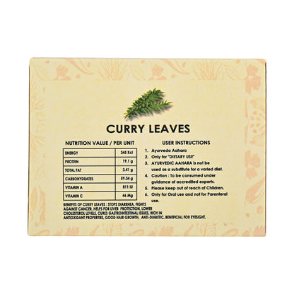 JatraWoods Curry Leaves – Ayurveda Liver Detox & Hair Growth | 30 Bags