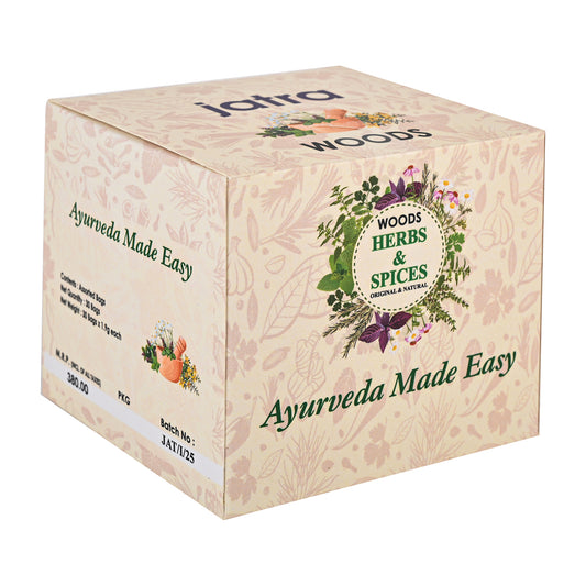 JatraWoods Brahmi – Ayurveda Brain Boost & Stress Relief | 30 Bags