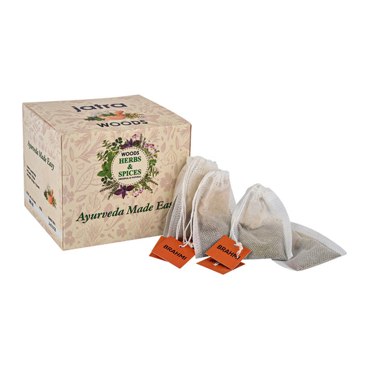 JatraWoods Brahmi – Ayurveda Brain Boost & Stress Relief | 30 Bags