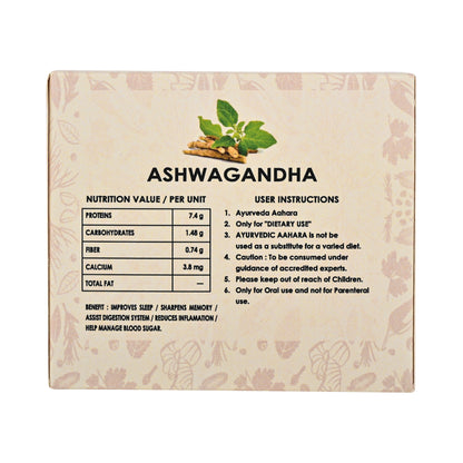 JatraWoods Ashwagandha - 100% Natural Ayurvedic Sleep, Stress Relief & Memory Booster | 30 Bags